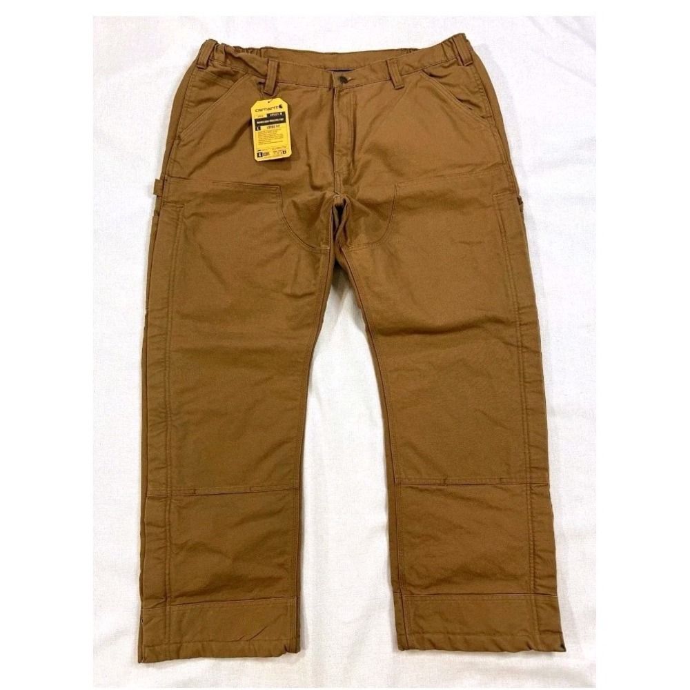 Carhartt Loose Fit Washed Duck Insulated‎ Utility Pants 0B5471-M Mens 2XL Short